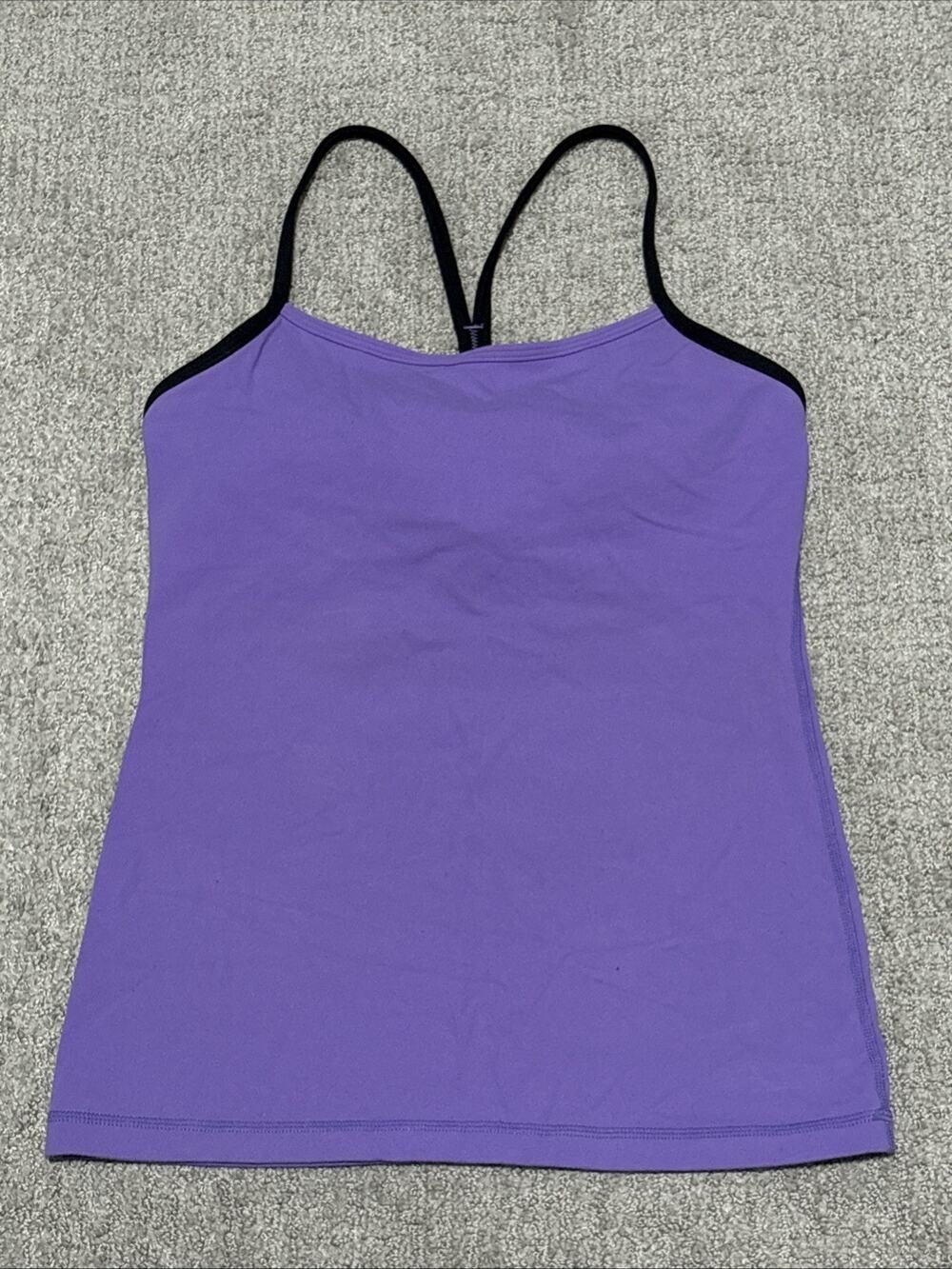 Lululemon Women’s Power Y Tank purple shade Size 6